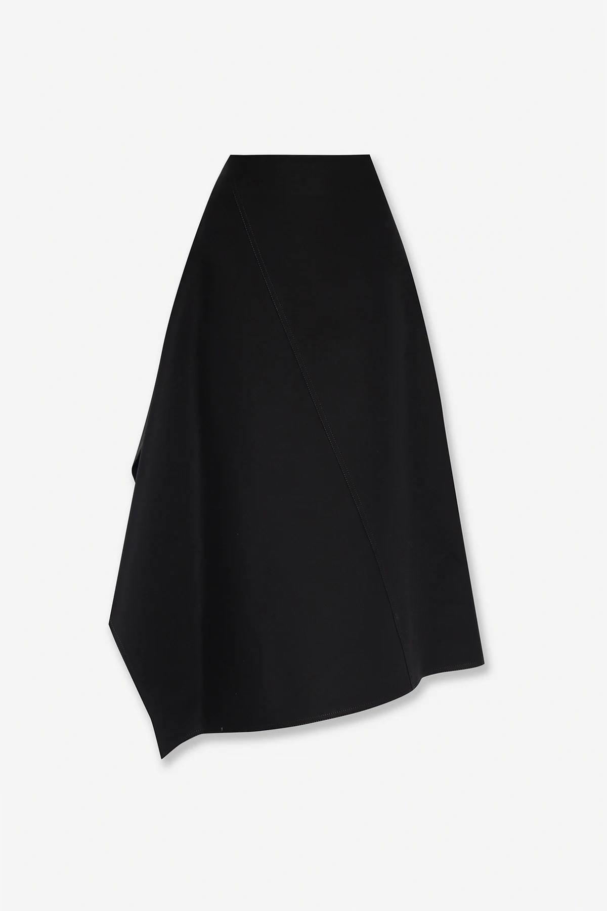 Asymmetric skirt