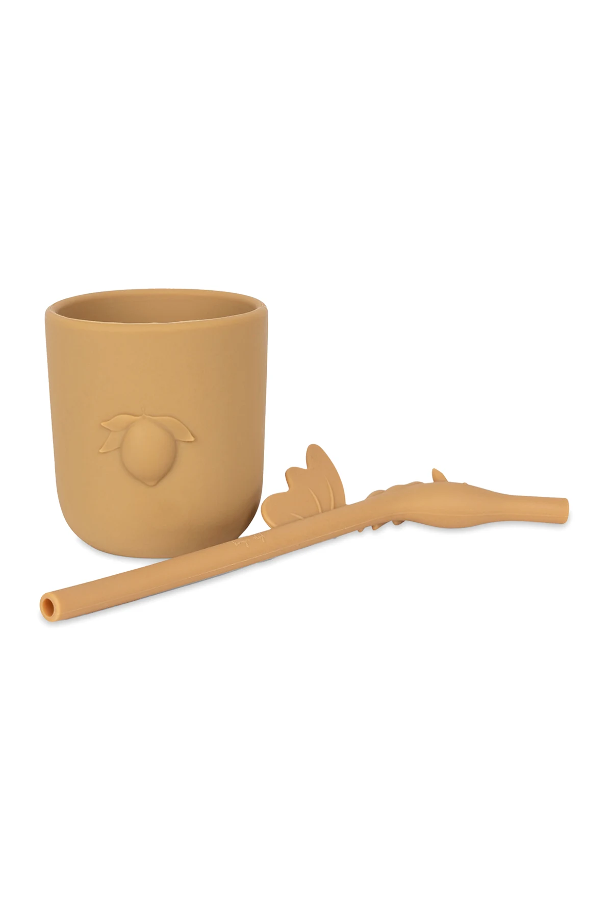 Cup with straw