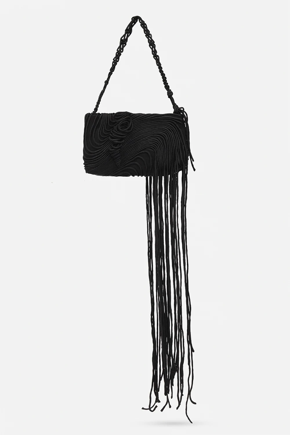 Shoulder bag with fringes