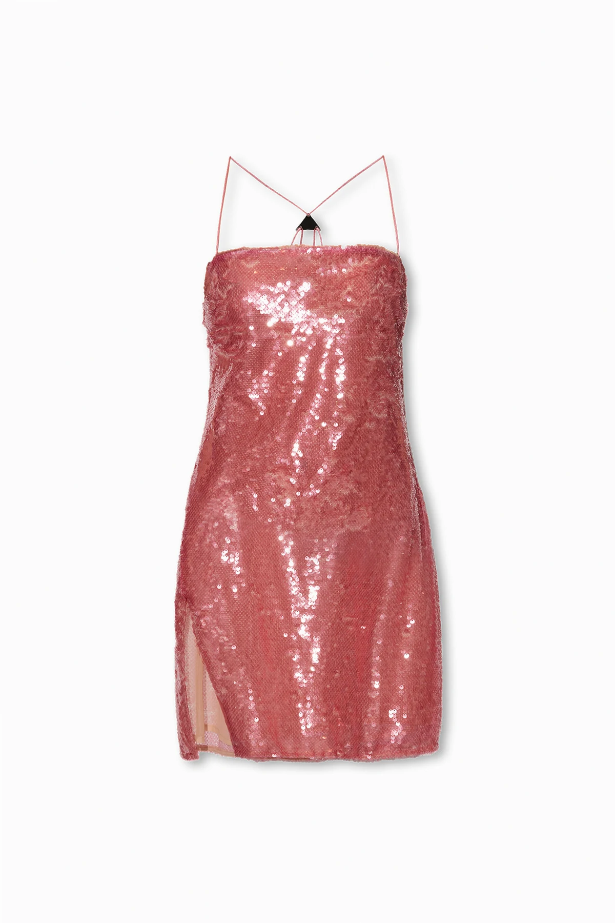 ‘Fujiko’ sequinned slip dress