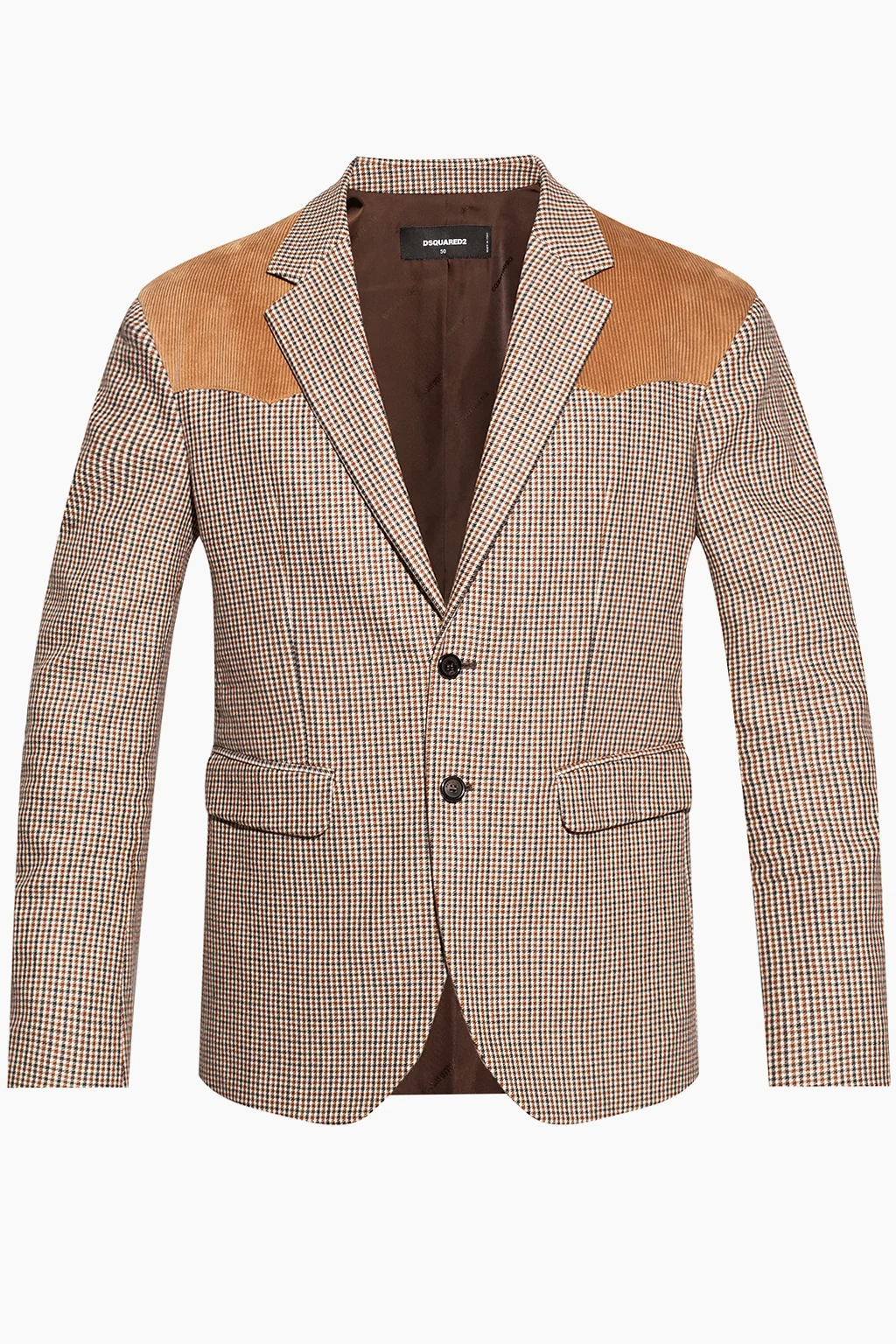 Checked blazer