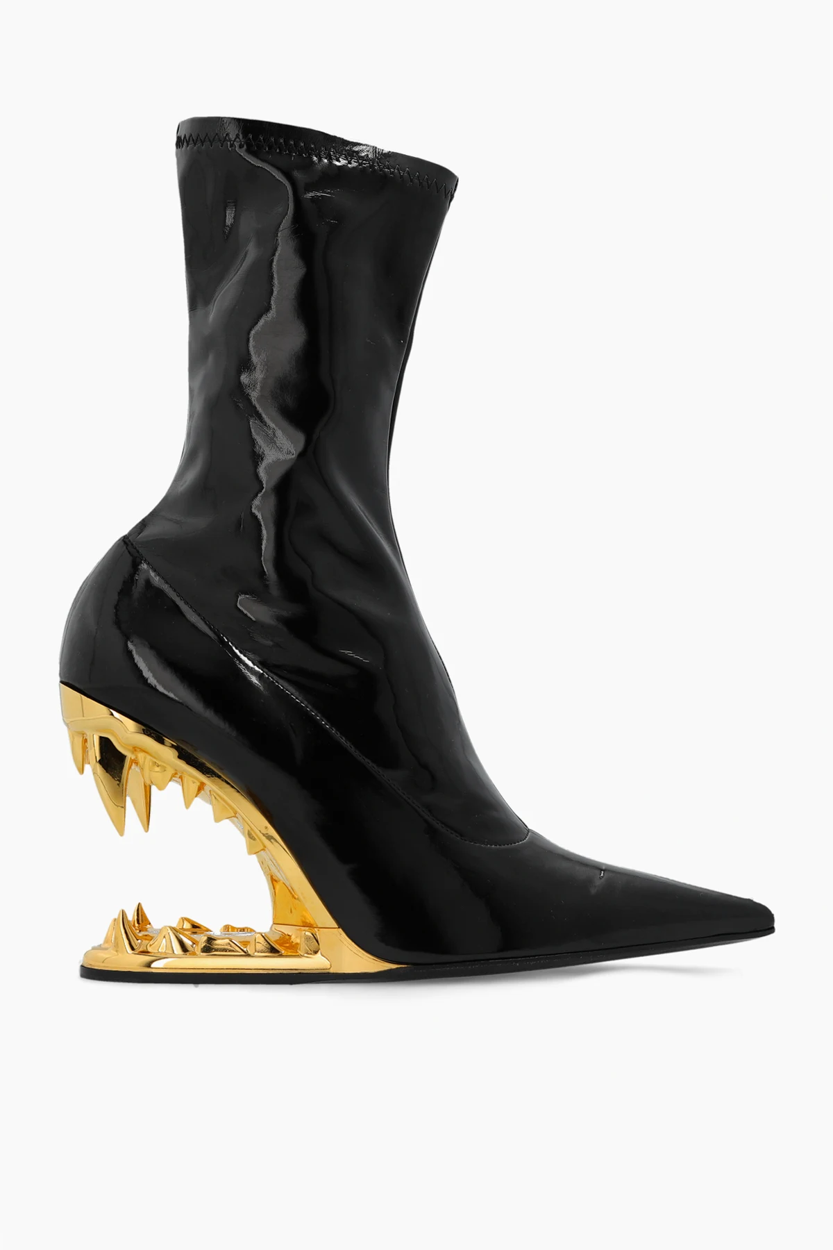 Winylowe botki na koturnie ‘Morso’