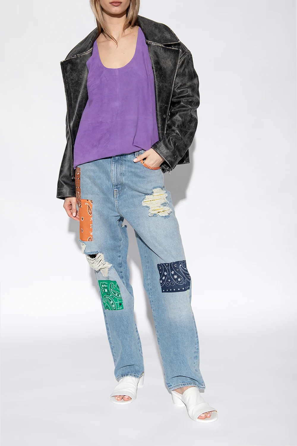 Klapki na obcasie ‘Otto’