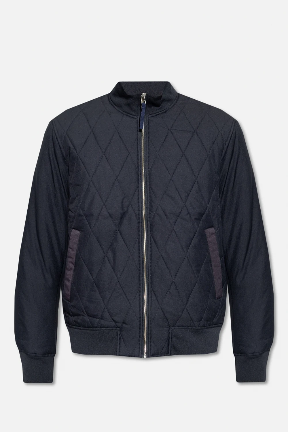 Jacket with standing collar