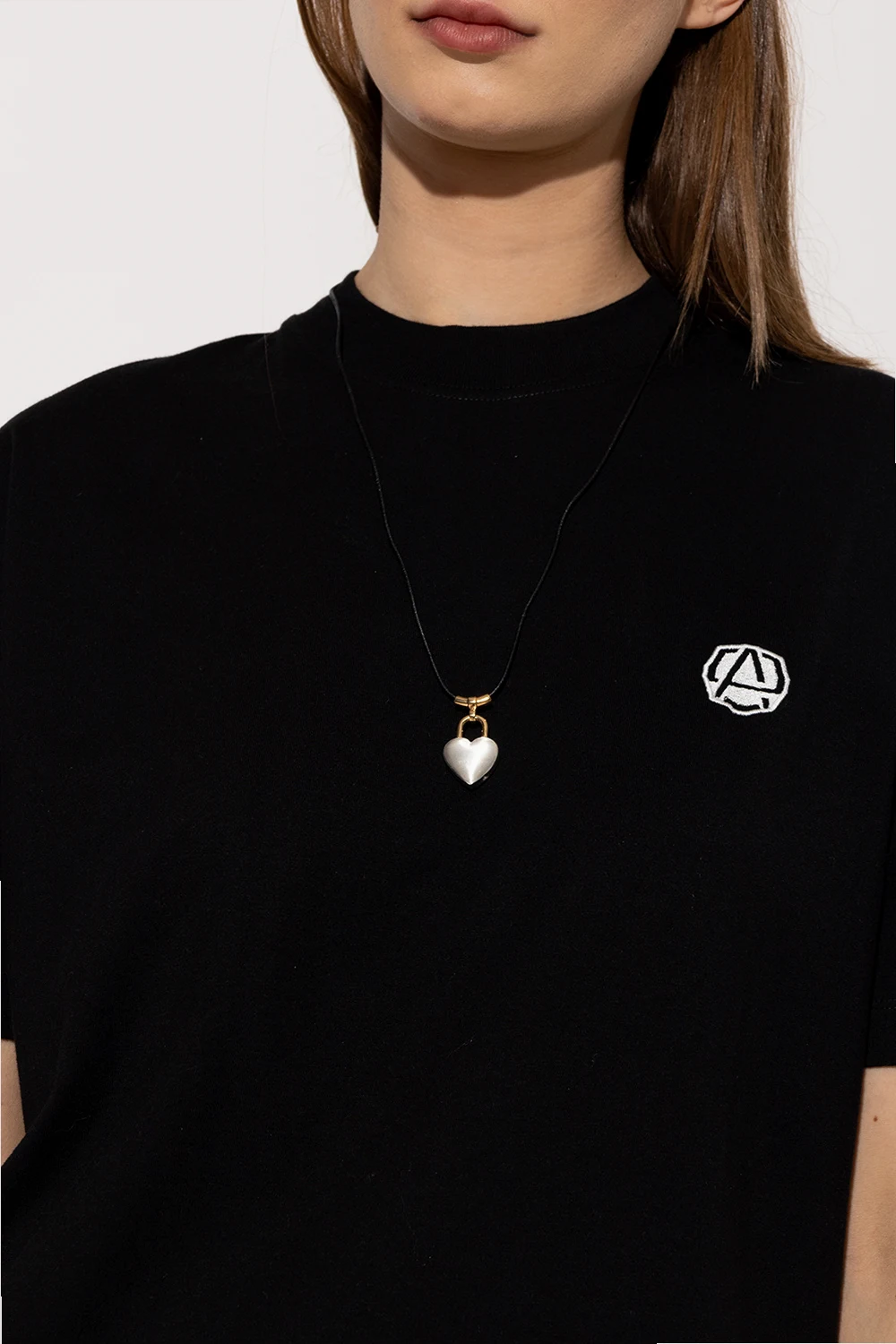 Necklace with heart pendant