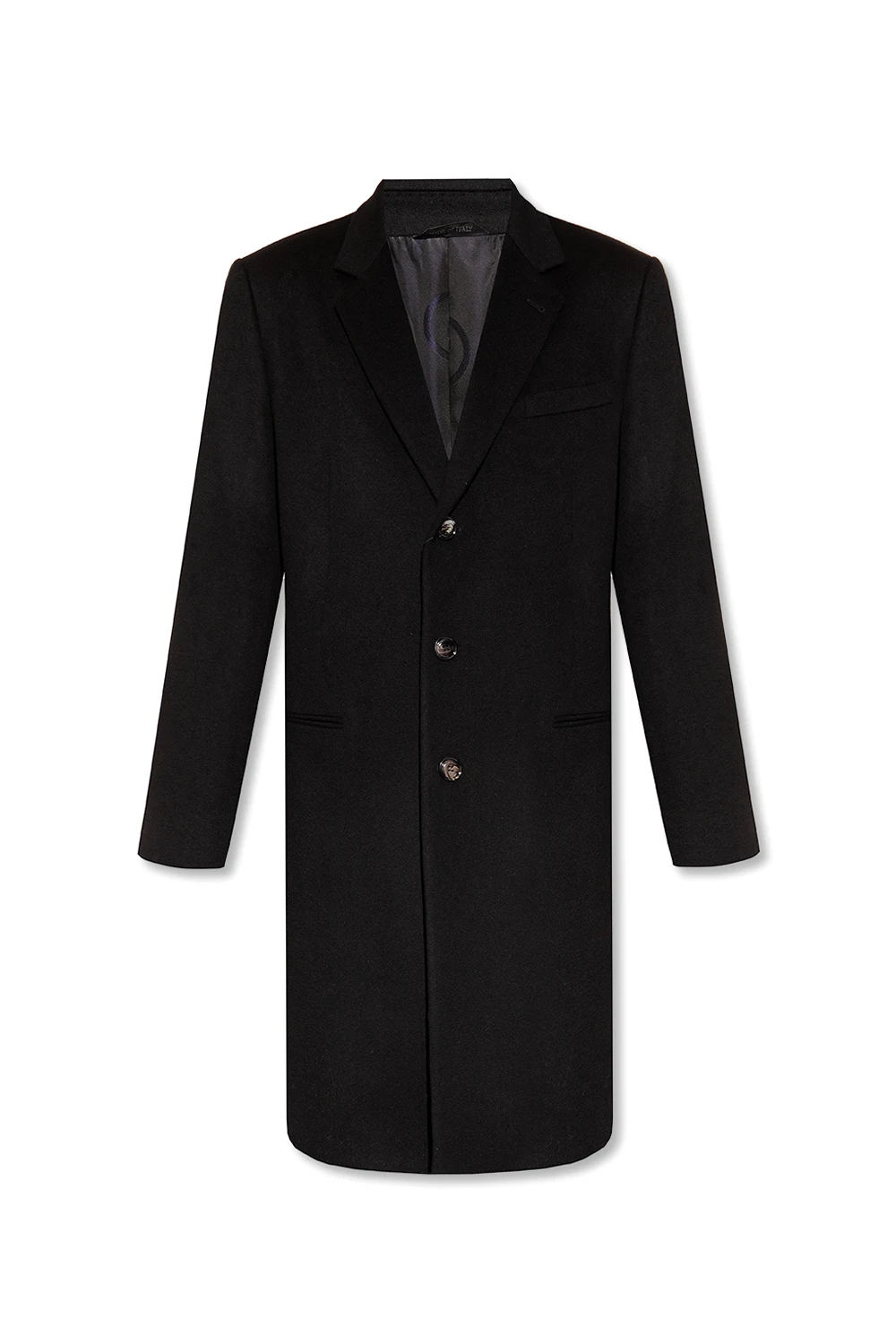 Coat with notch lapels