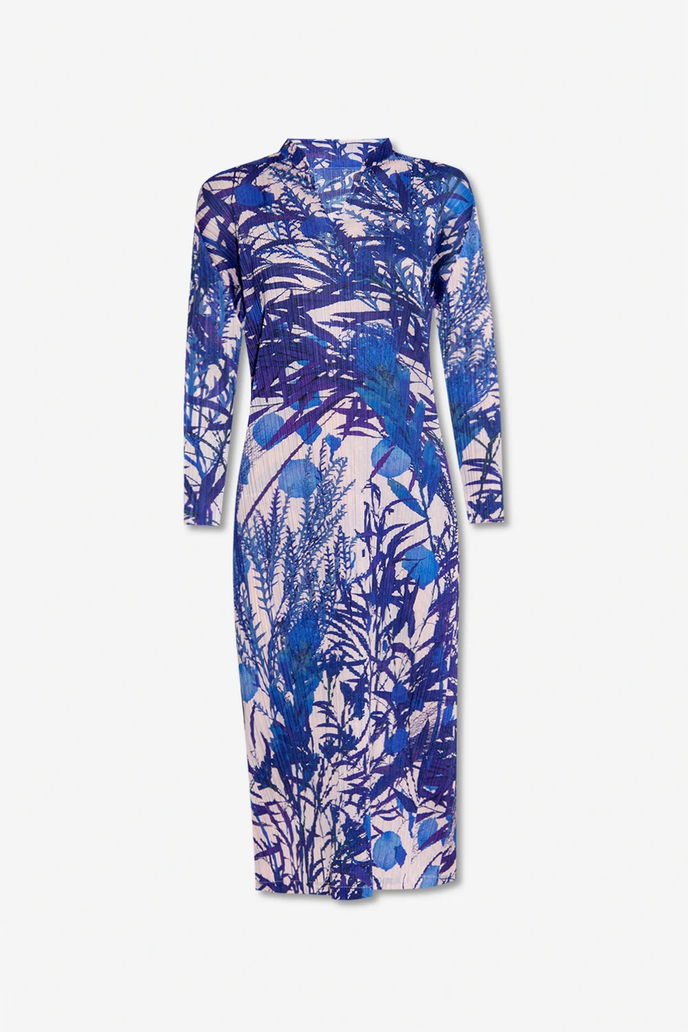 Sukienka z motywem roślinnym