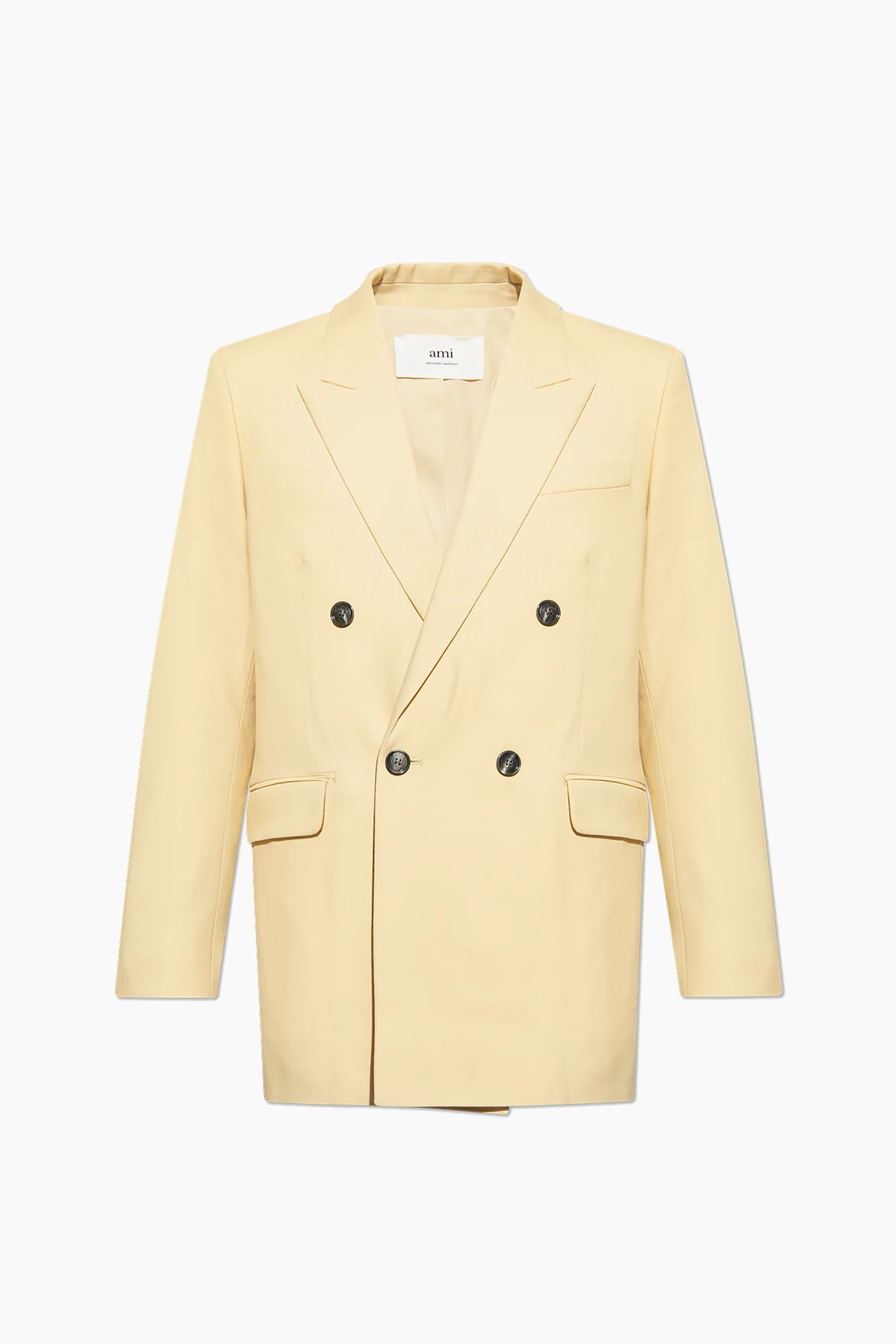 Relaxed-fitting wool blazer