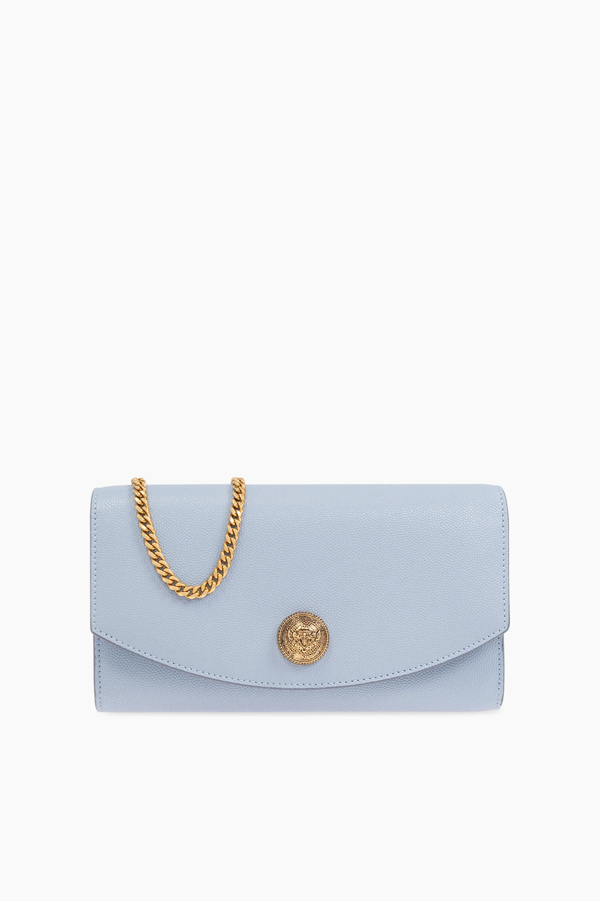 Leder Clutch 'Embleme'