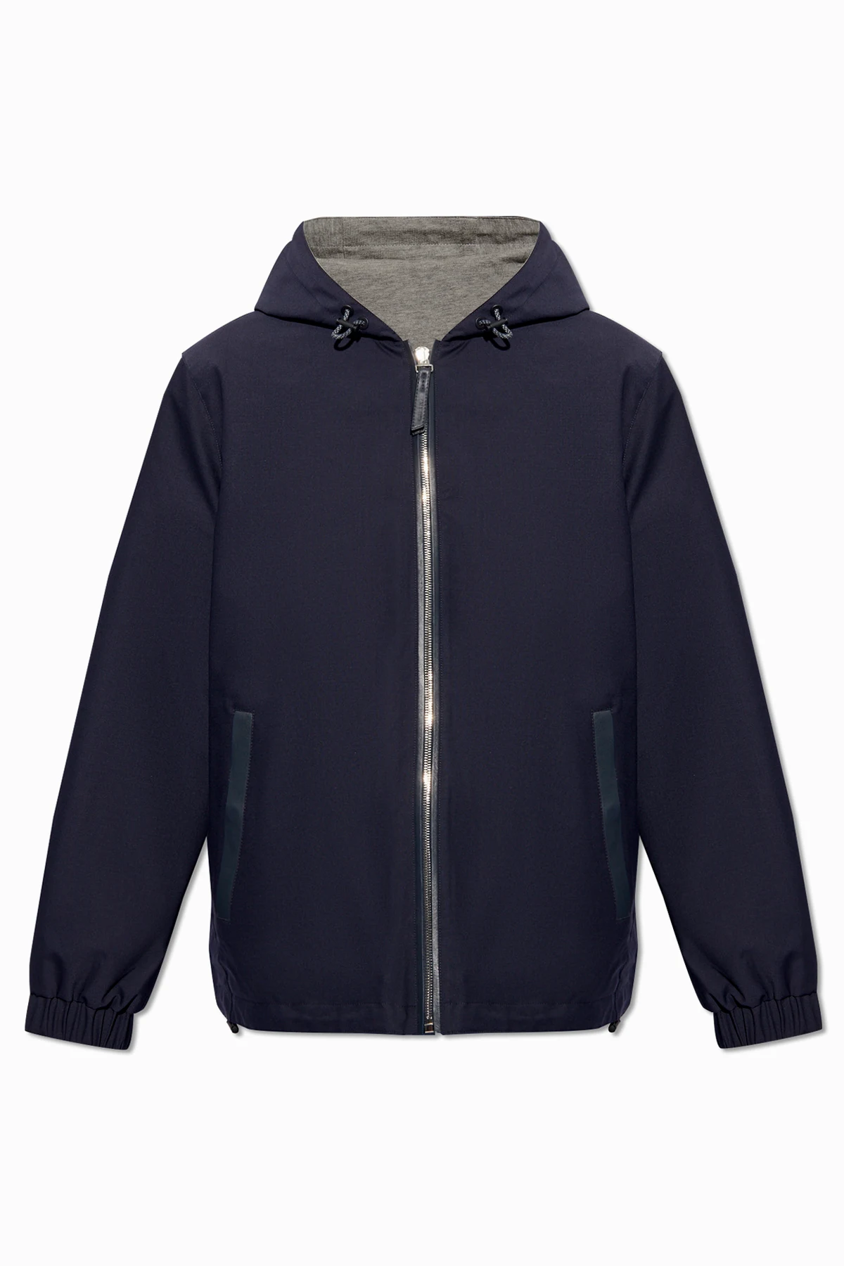 Reversible hooded jacket