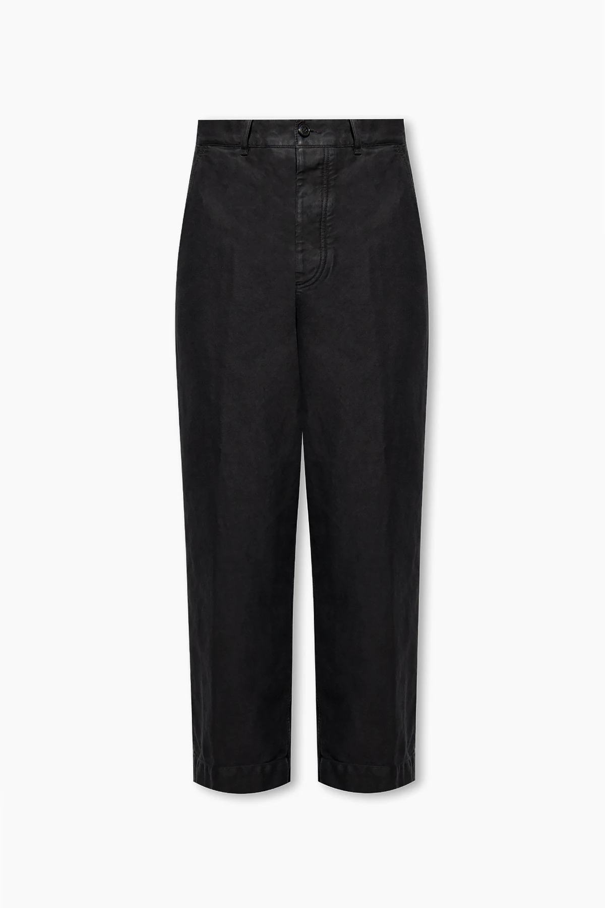 Relaxed-fitting cotton trousers