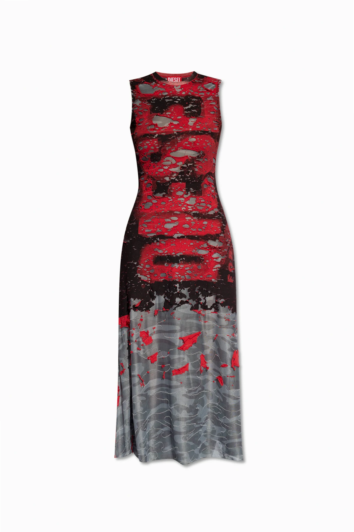 ‘D-BISCO-DEV’ sleeveless dress