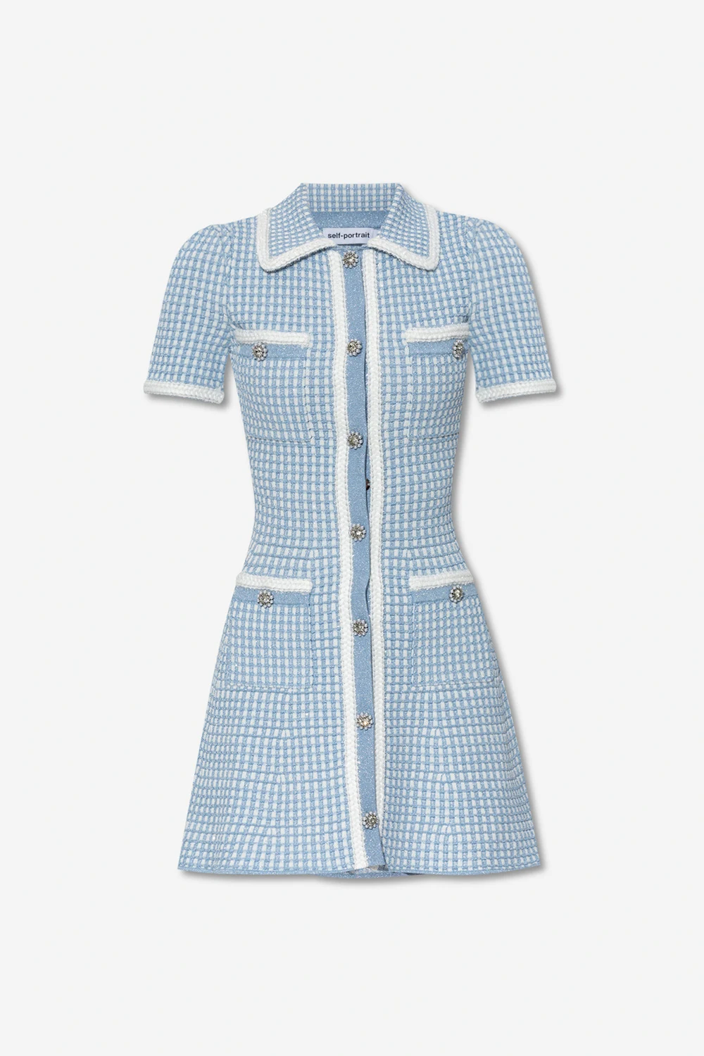 Sukienka z lureksową nicią