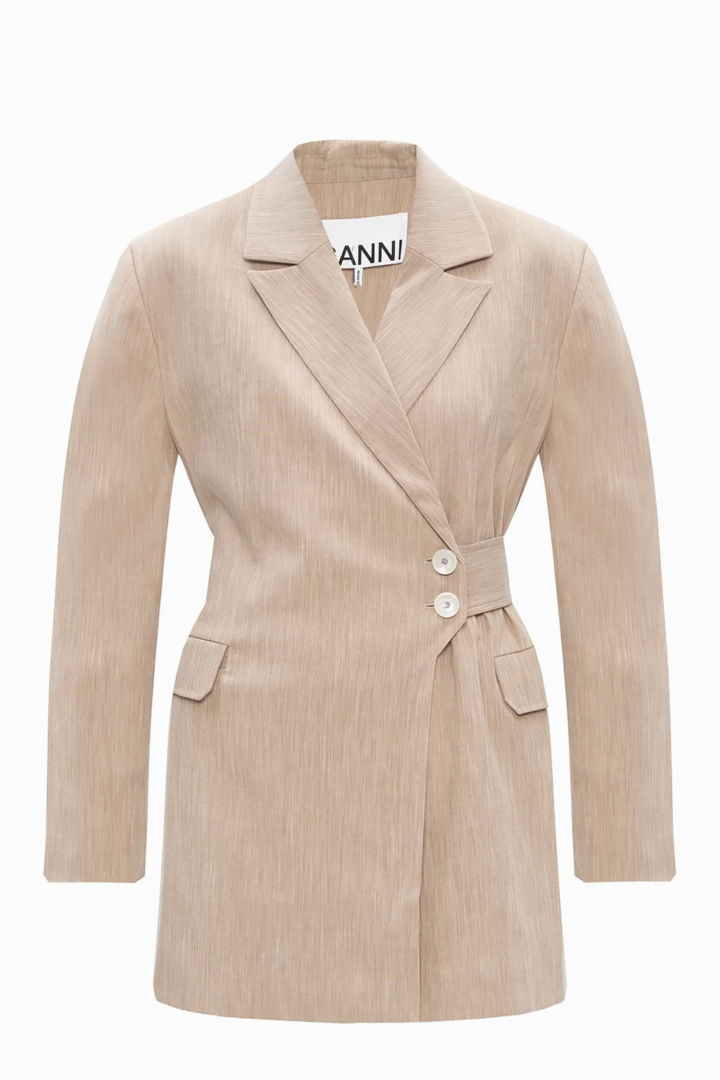 Notch lapel blazer