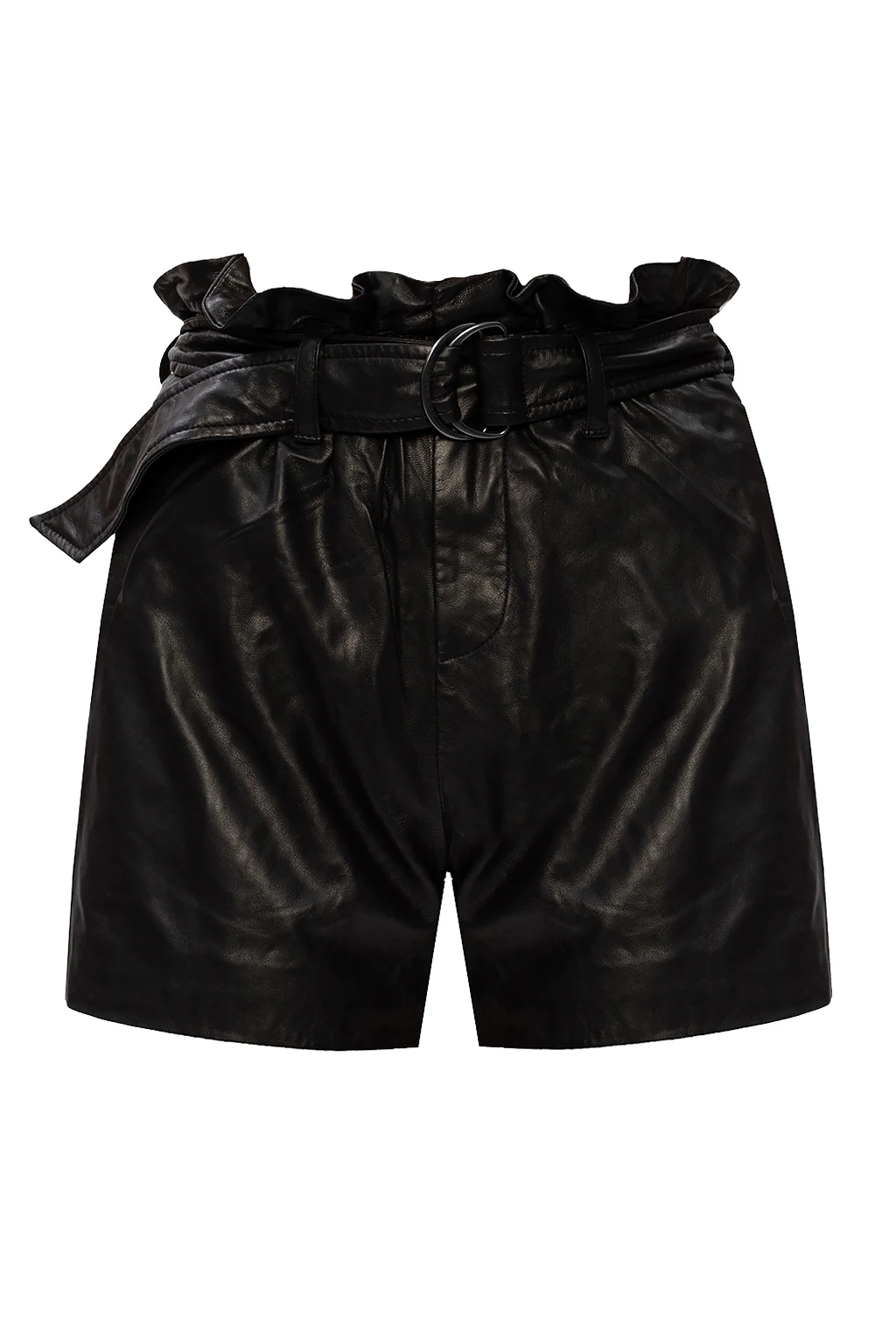 ‘Erica’ leather shorts