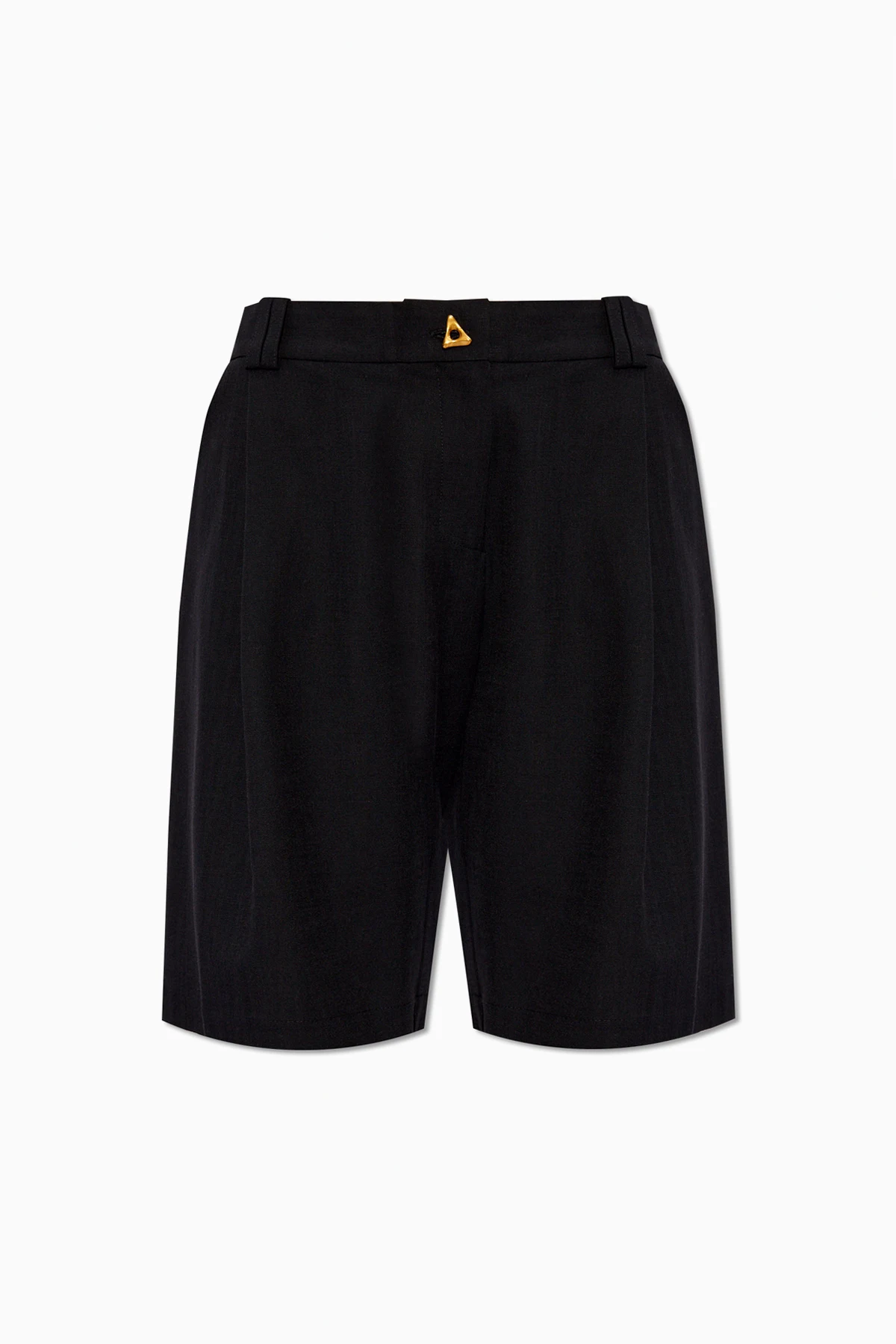 ‘Swan’ pleat-front shorts