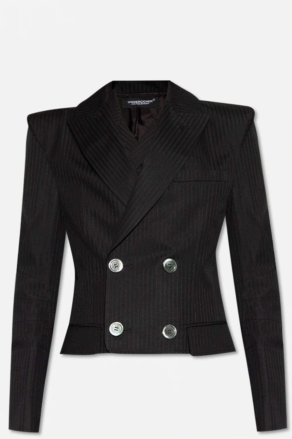 BLACK Pinstripe blazer