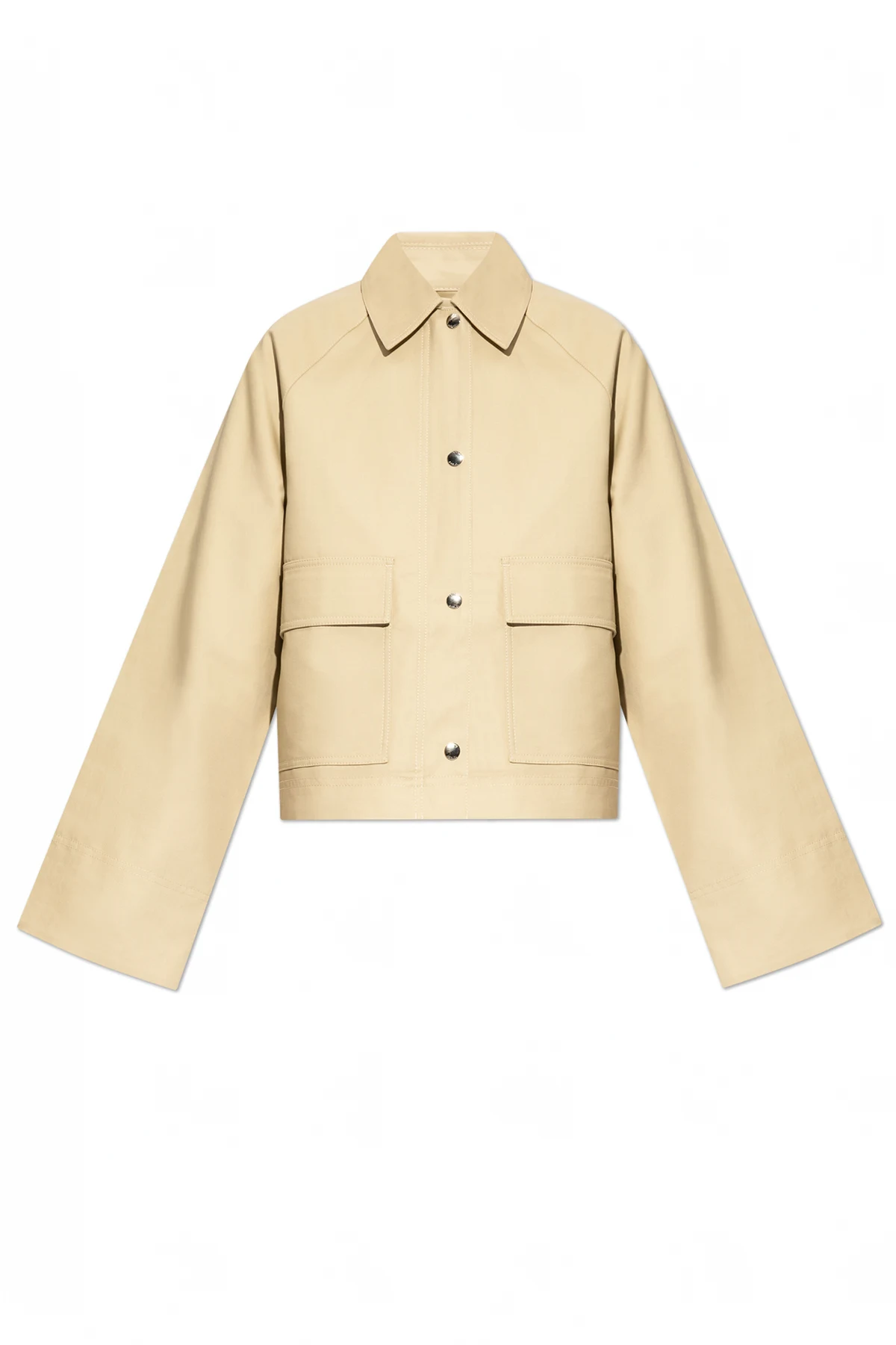 beige Cotton Jacket