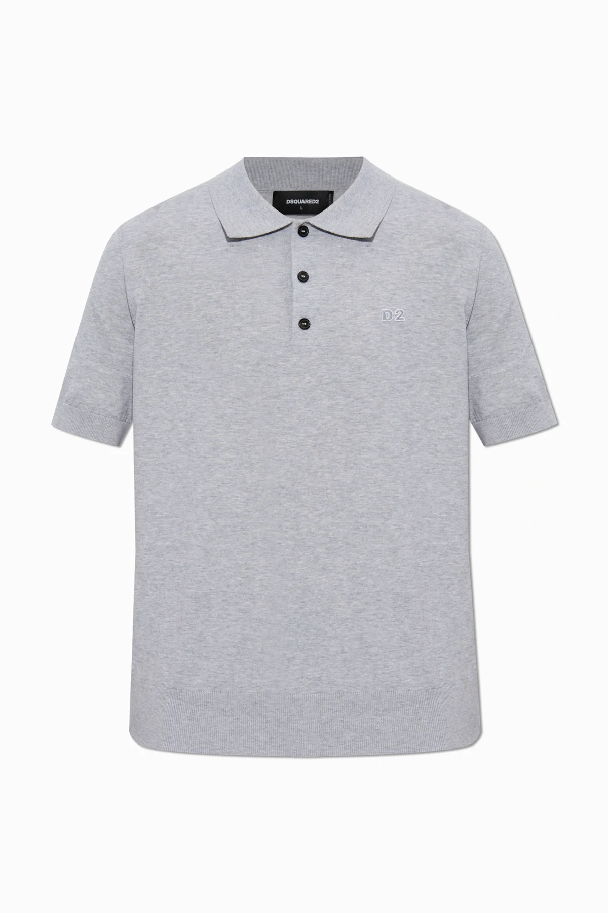 Baumwoll-Poloshirt mit Logo