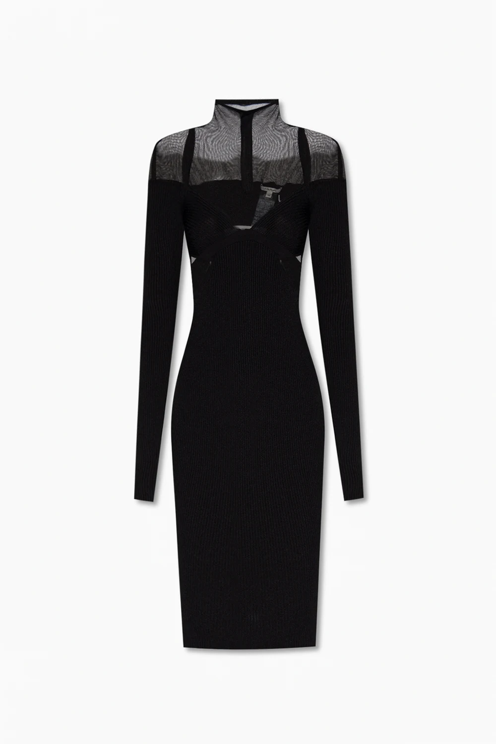 Prążkowana sukienka