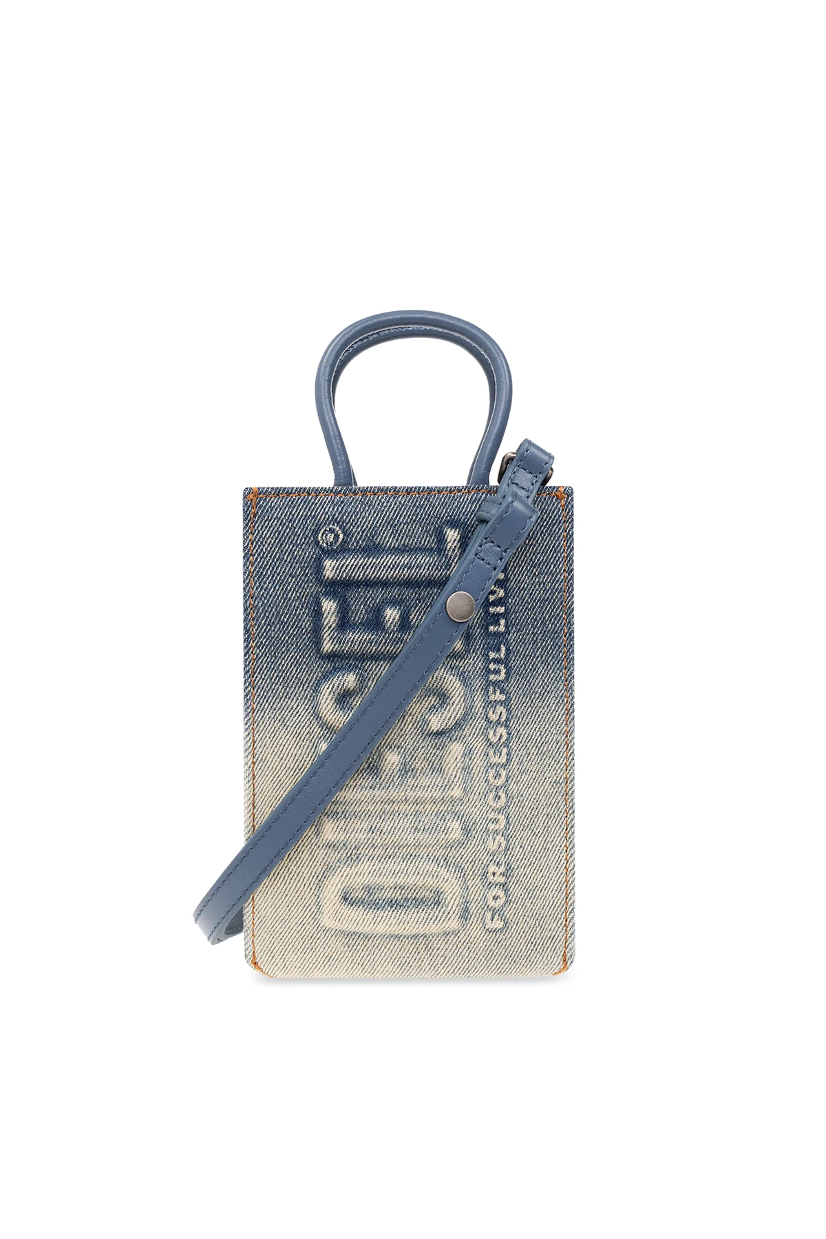 ‘DSL SHOPPER 3D DS’ denim shoulder bag