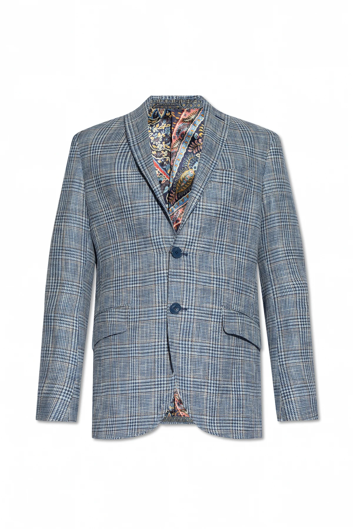 Checked blazer
