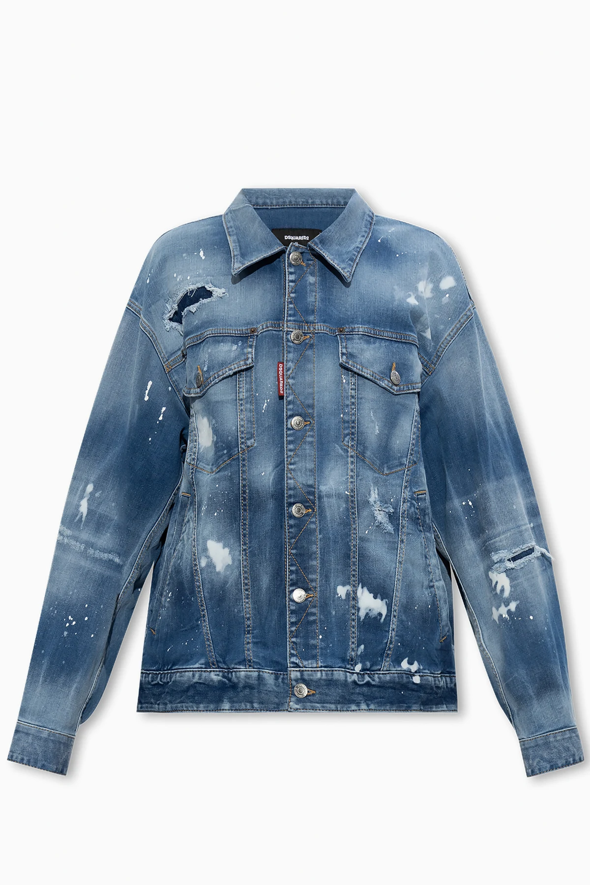 Jeansowa kurtka typu ‘oversize’