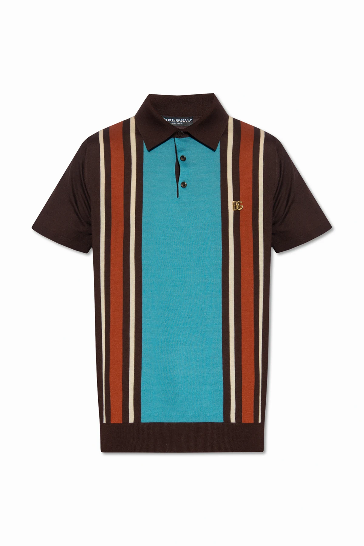 Striped polo shirt