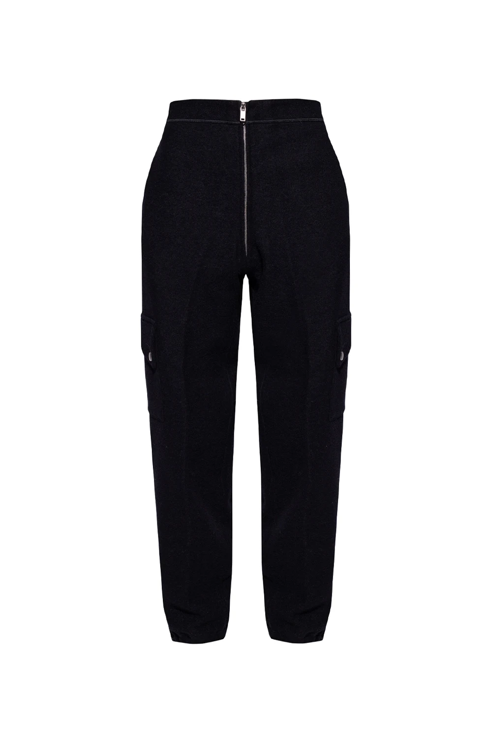 High-waisted trousers