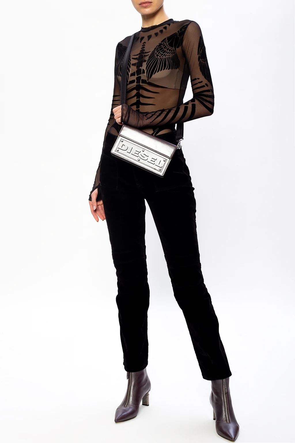 ‘D-Earlie Jogg’ velvet trousers