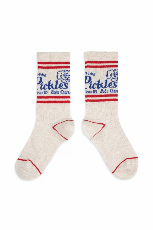 MEHRFARBIG Baumwollsocken mit Logo