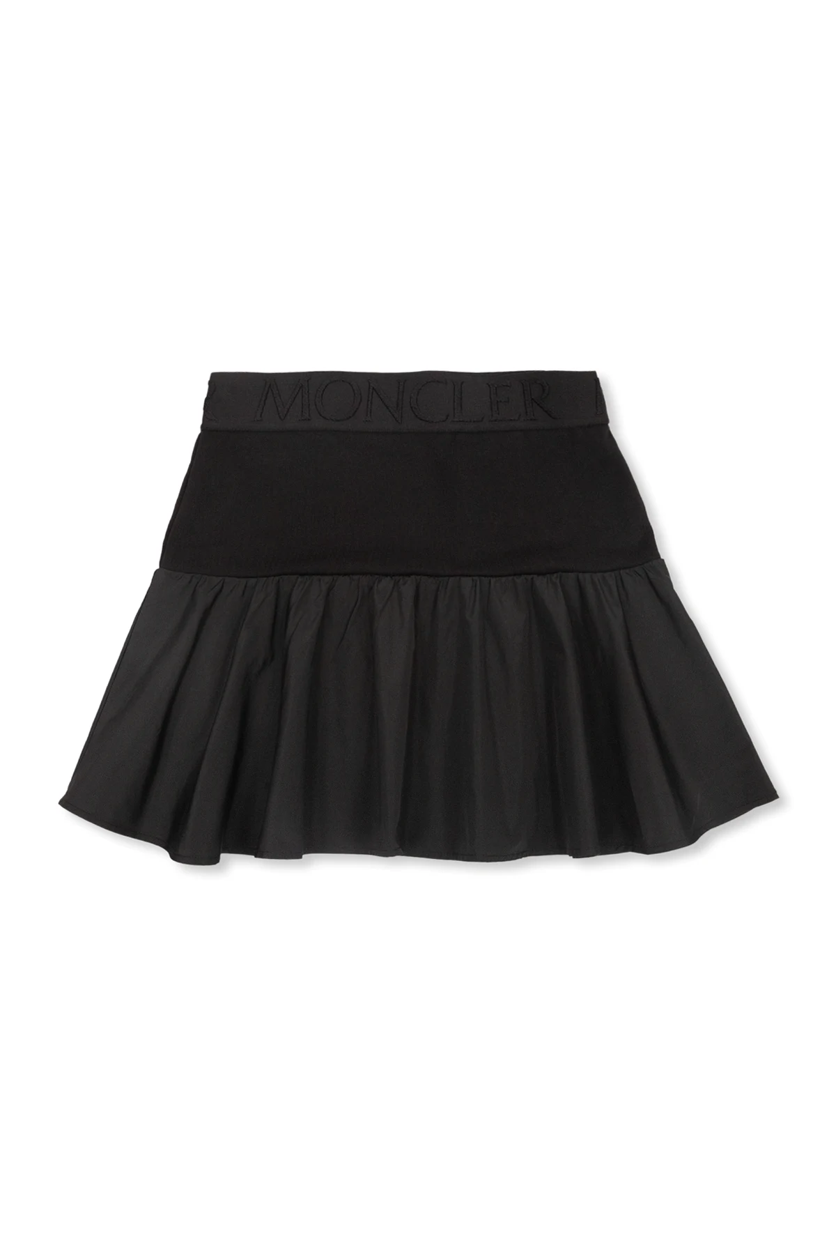 Skirt with logo patch
