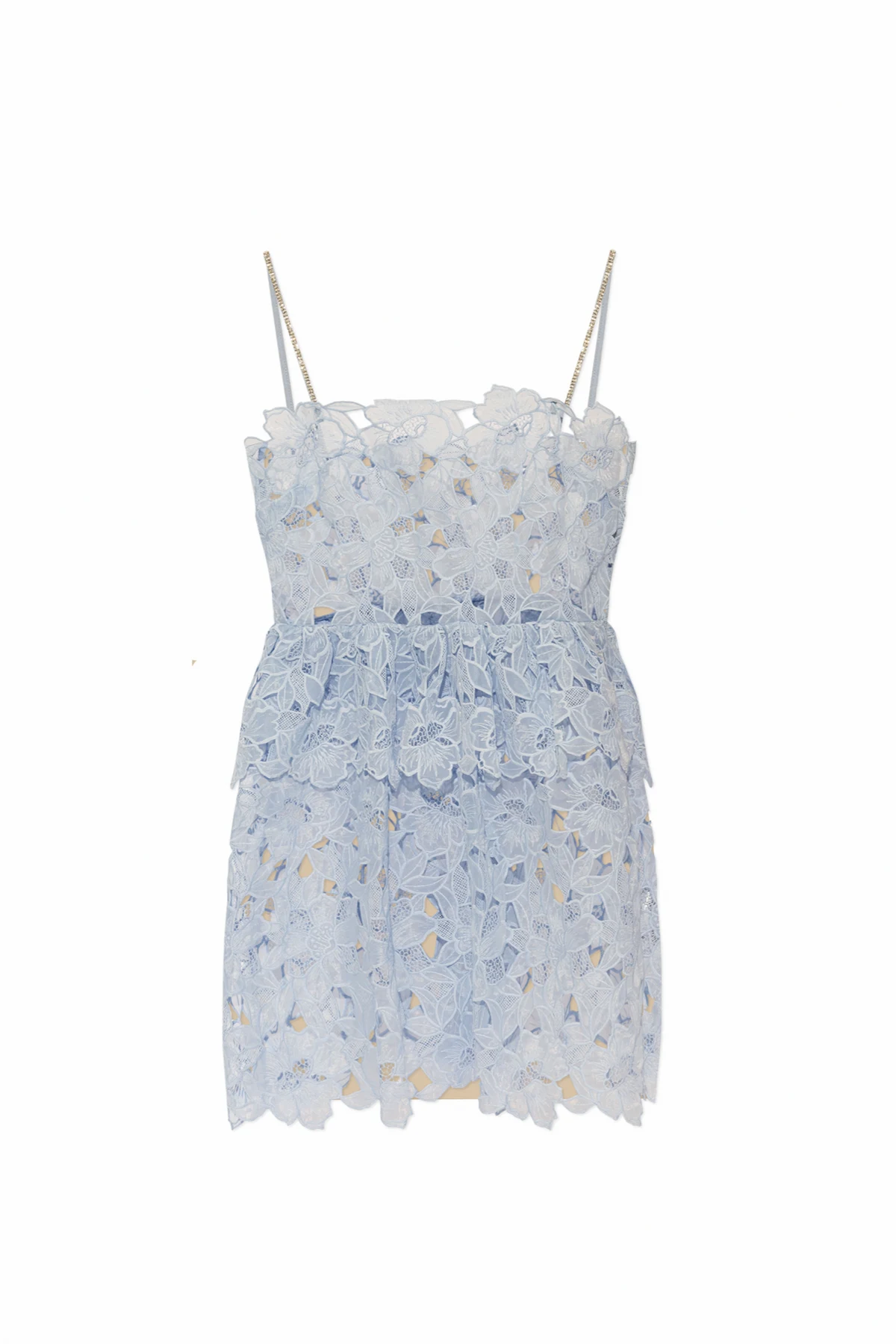 Spitzenkleid mit Trägern