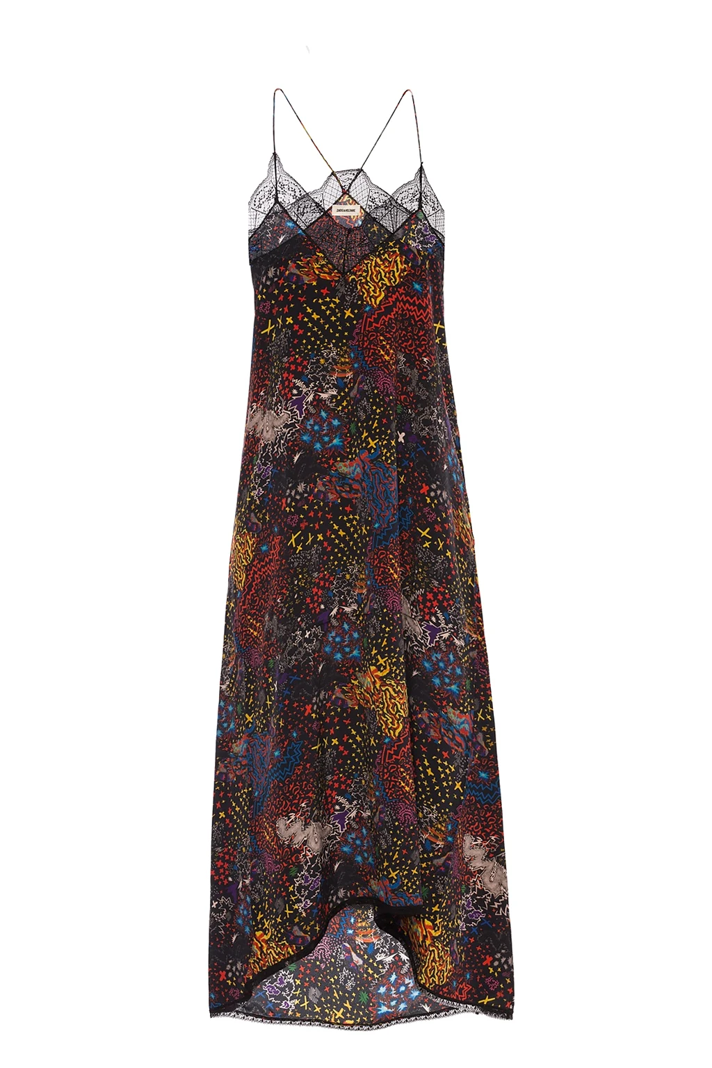 Patterned slip dress