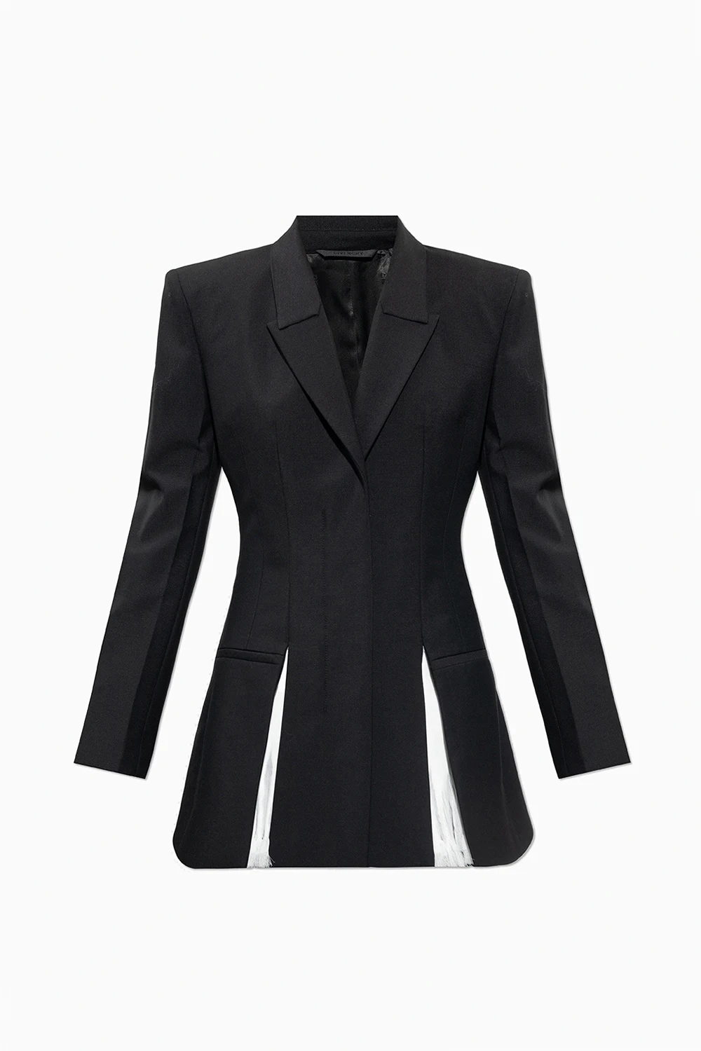 Blazer with peak lapels