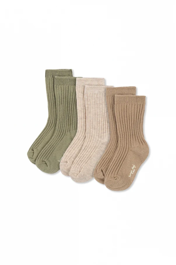 MULTICOLOUR Three-Pack of Cotton Socks