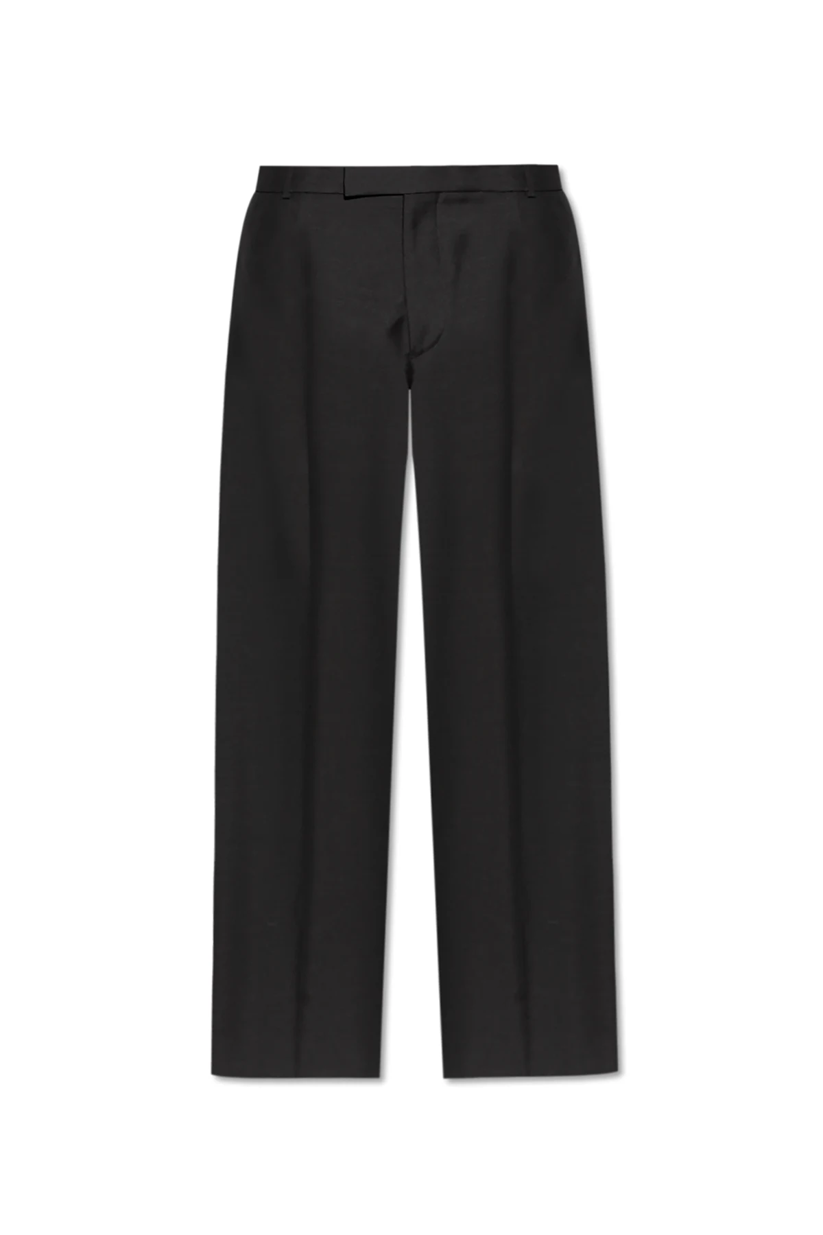 SCHWARZ Bügelfaltenhose