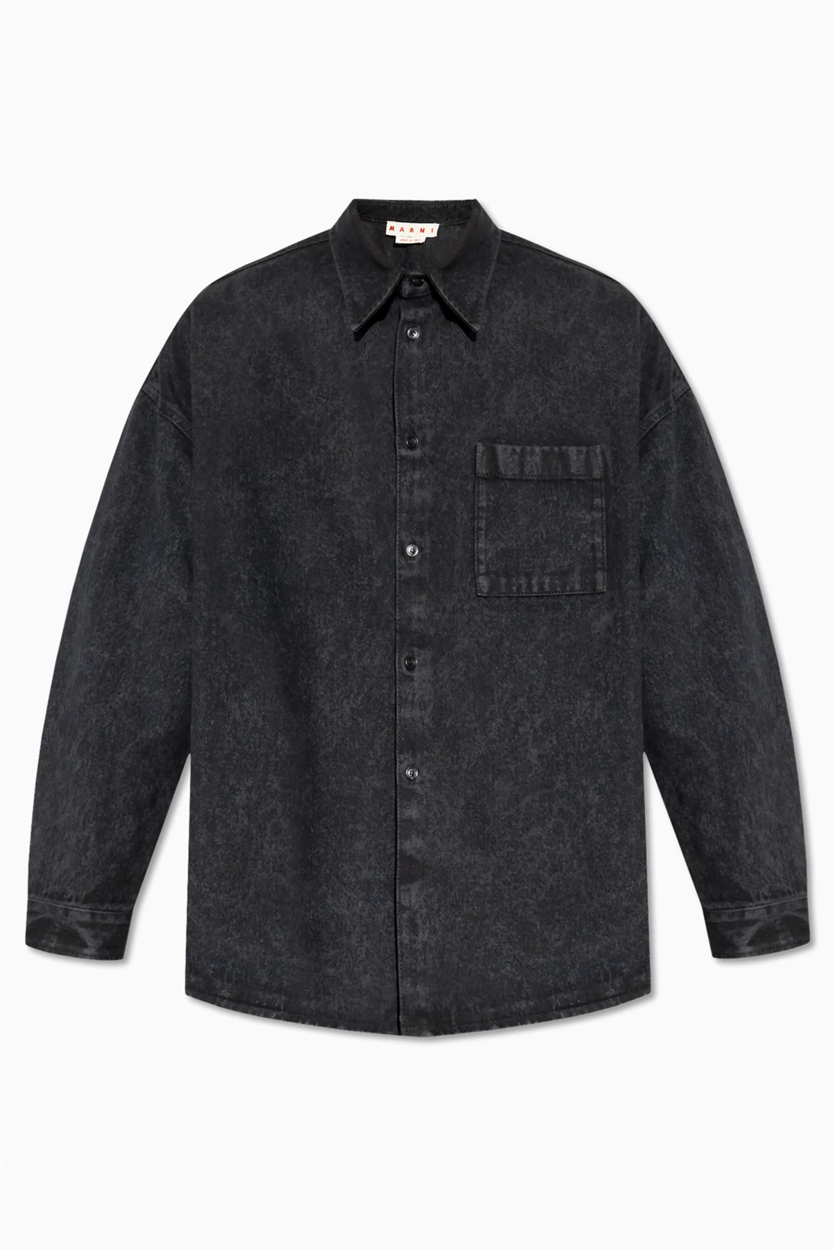 SZARY Jeansowa koszula