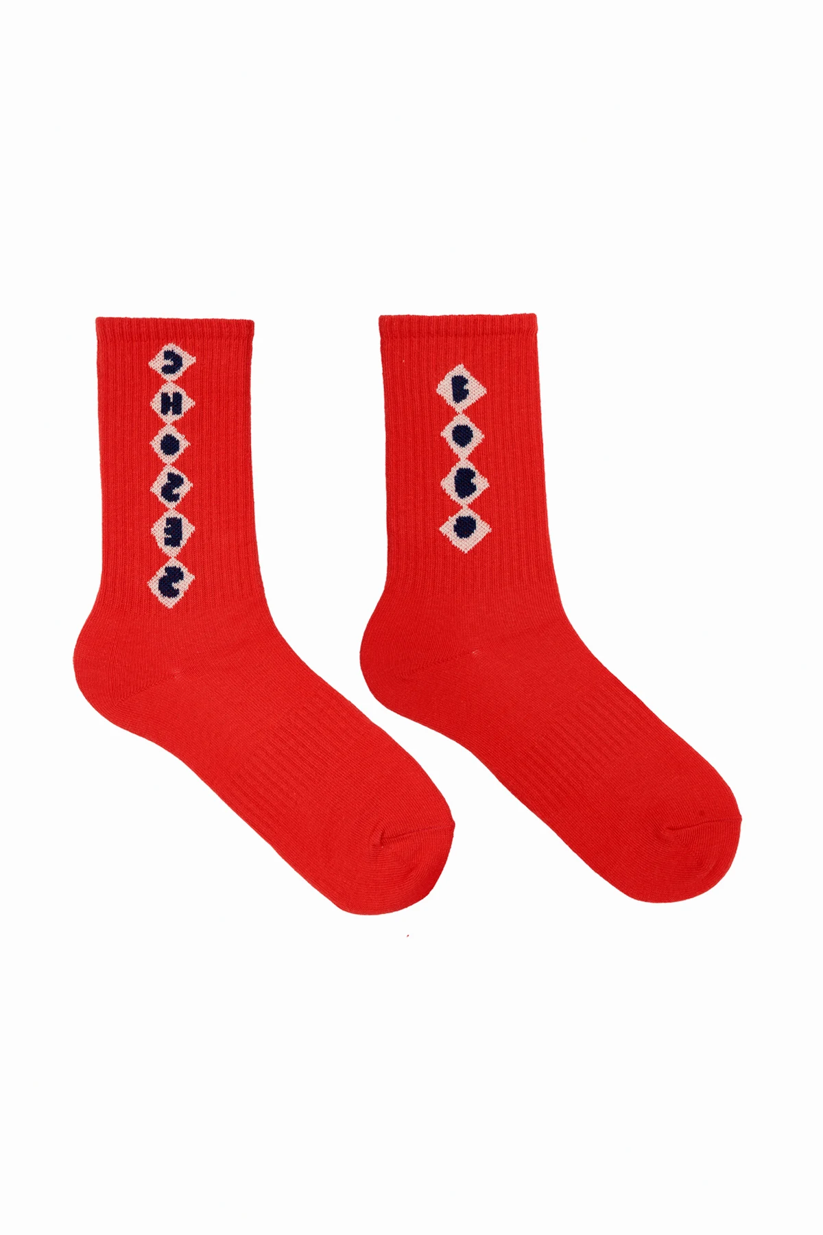 RED Socks with logo