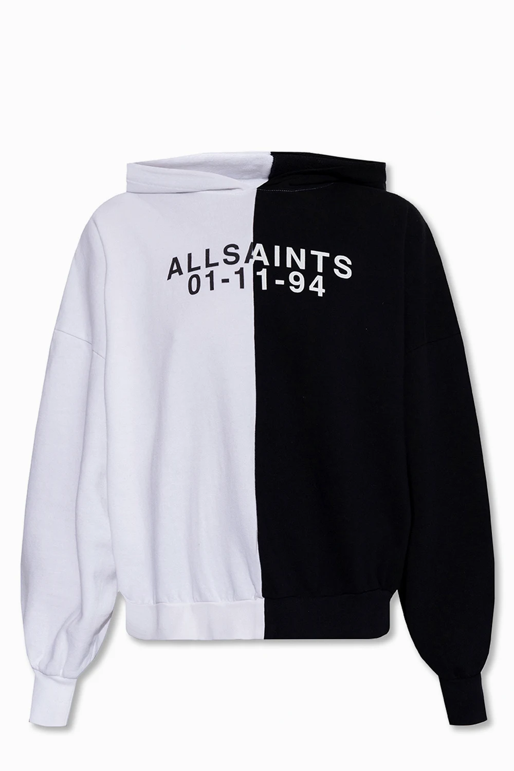 ‘Split’ hoodie with logo