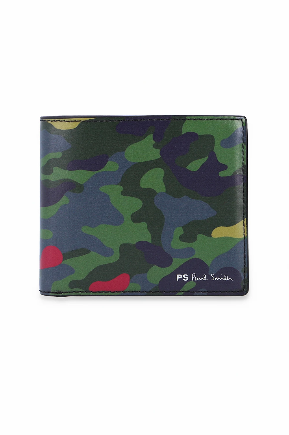 Bifold wallet with camo print