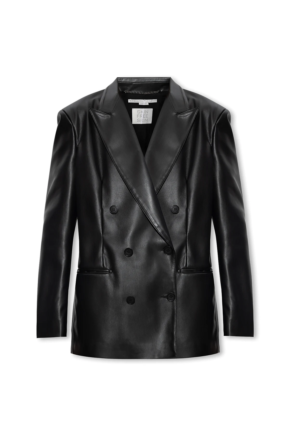 Blazer from vegan leather