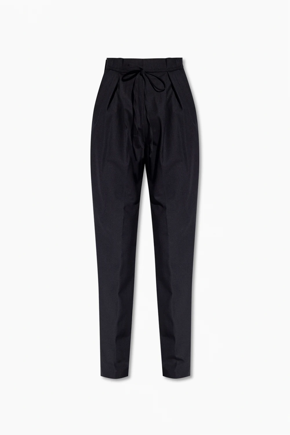 Trousers with tapered legs