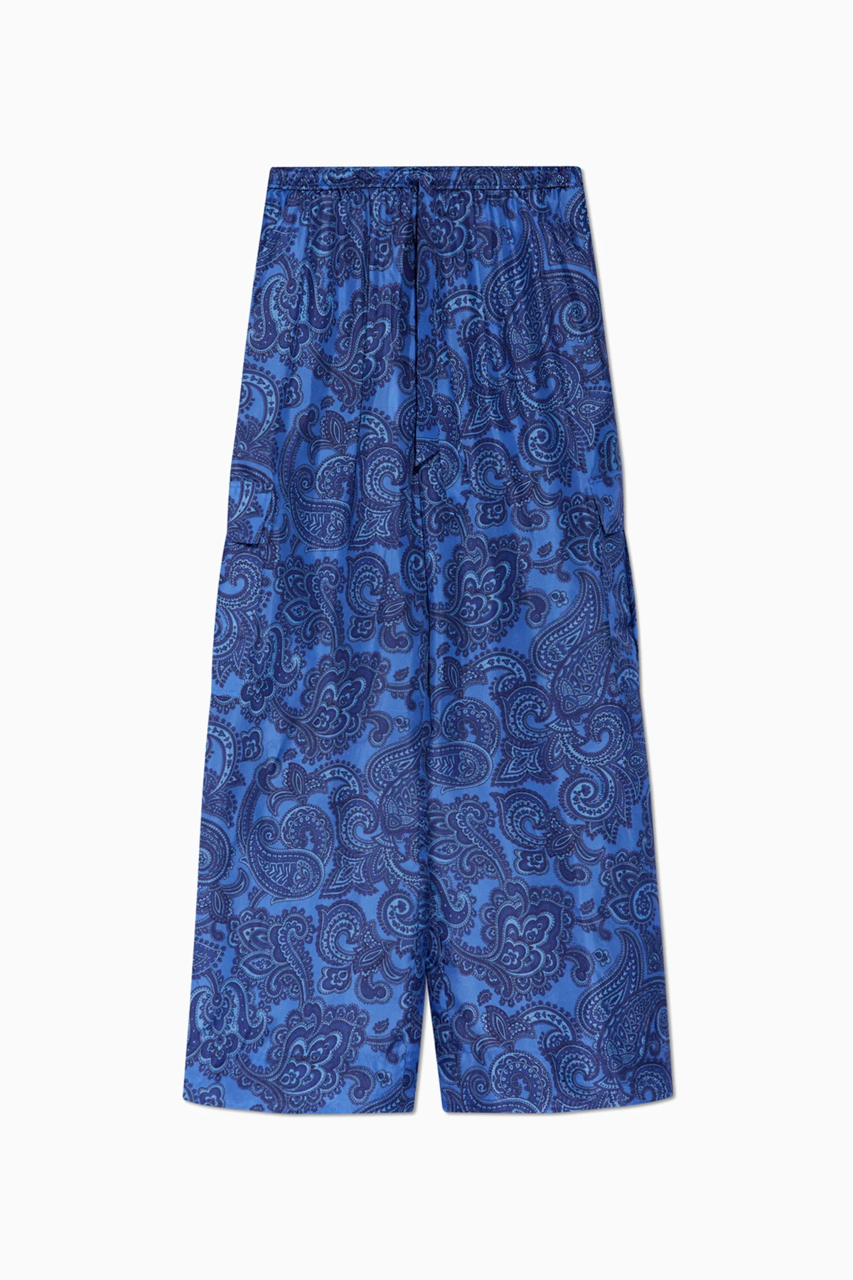 Jedwabne spodnie  typu `cargo`