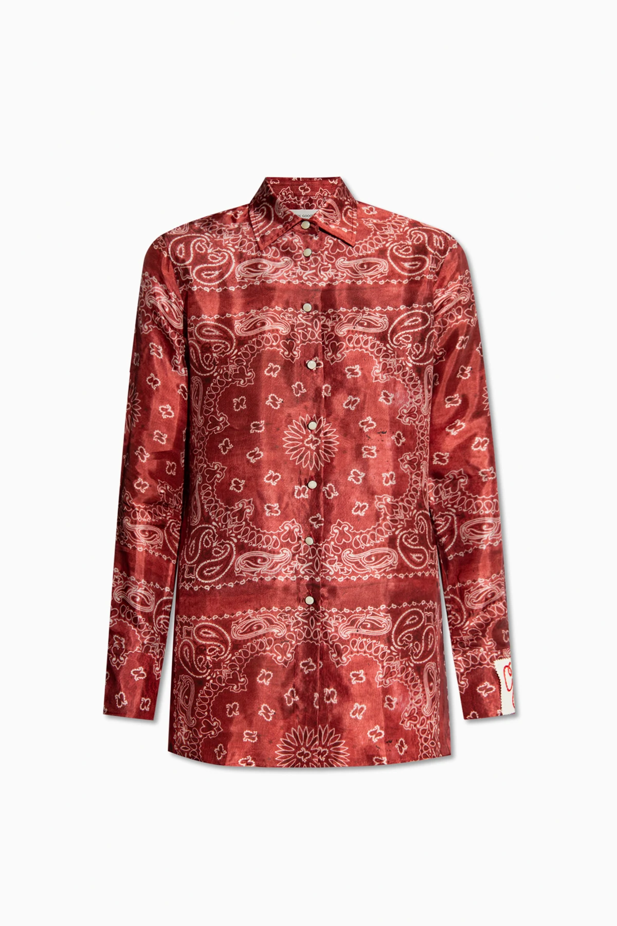 Shirt with paisley pattern