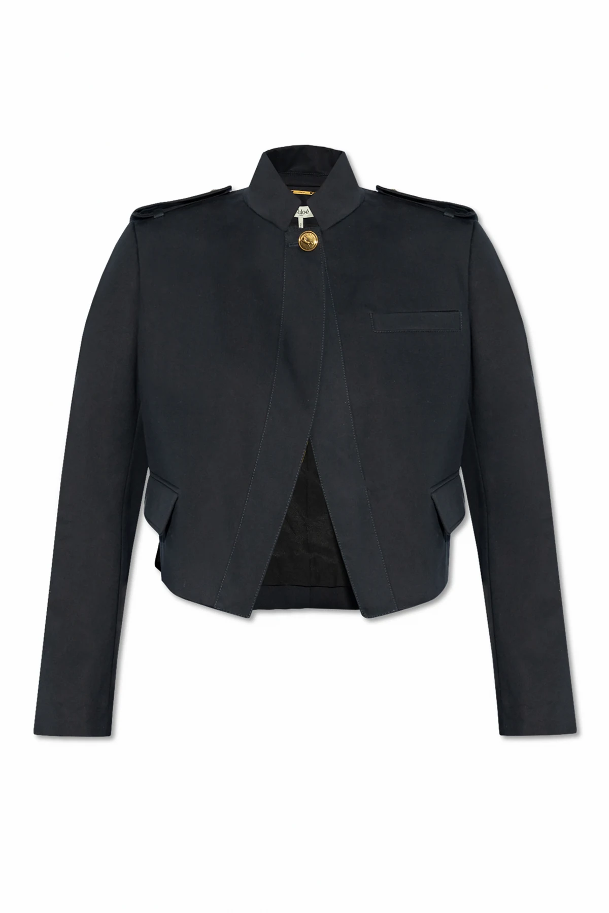 Baumwolljacke mit Epauletten