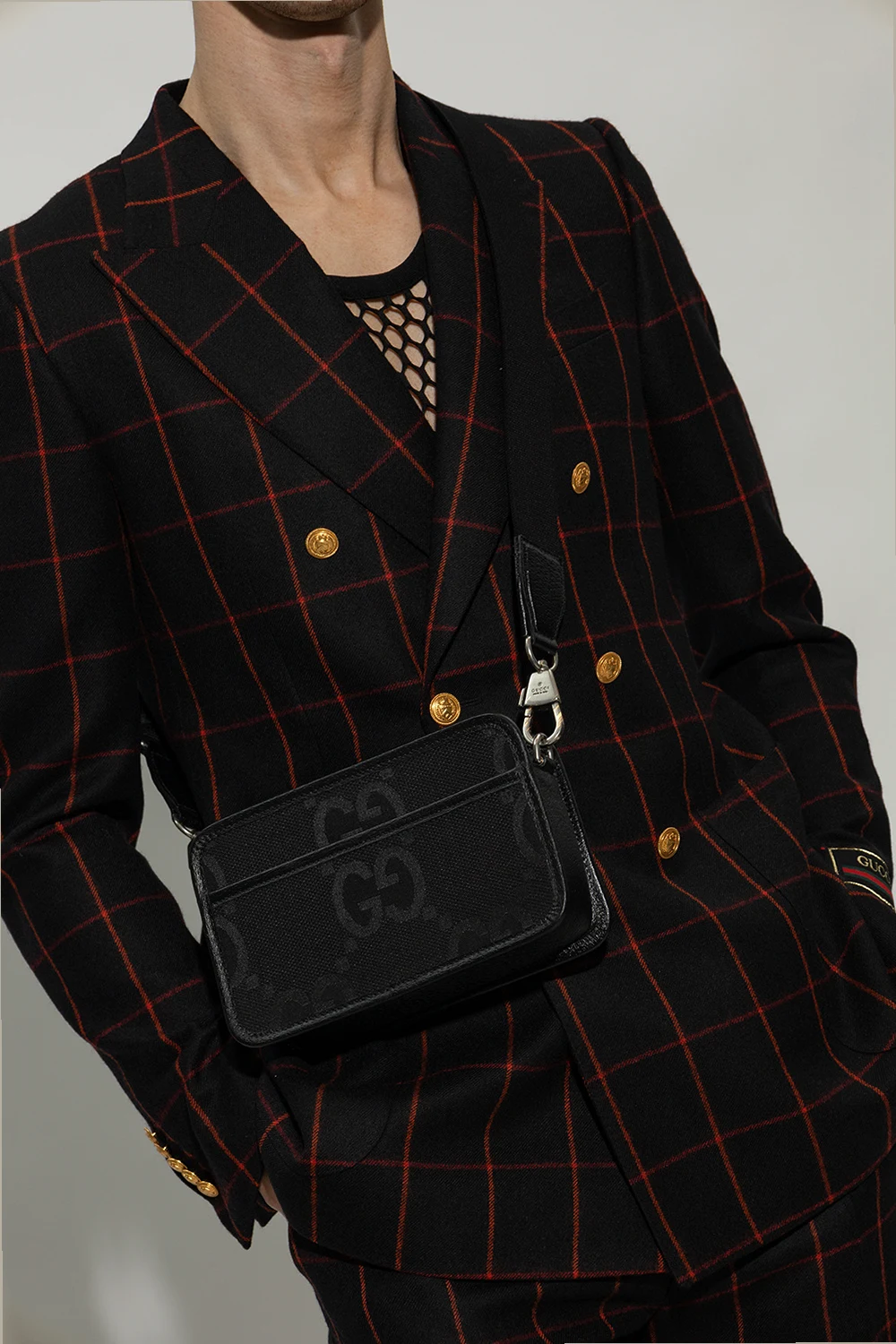 Shoulder bag from ‘Jumbo GG’ canvas