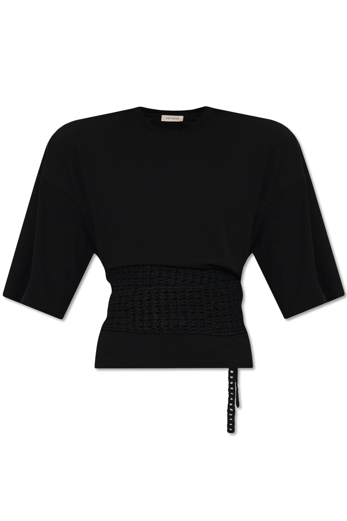 T-shirt z wiązanym paskiem ‘Turso’