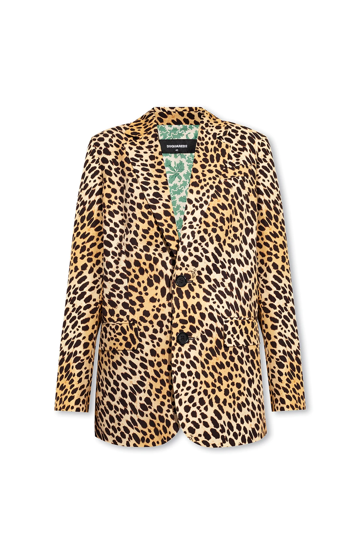 Blazer with animal motif
