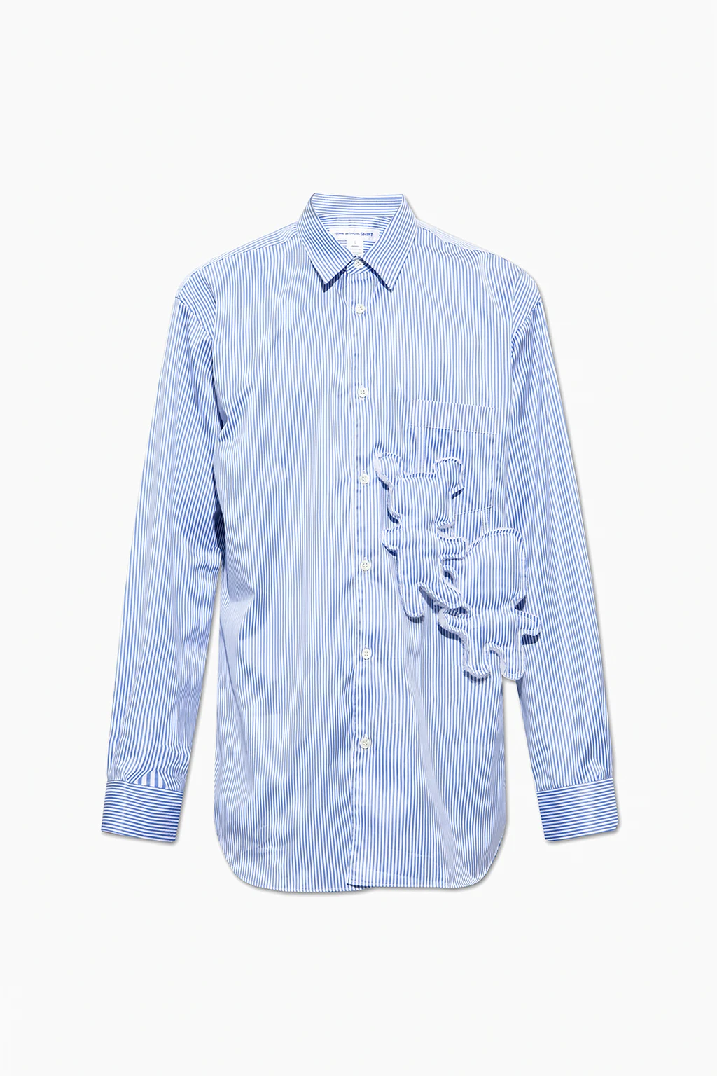 Shirt with appliqués